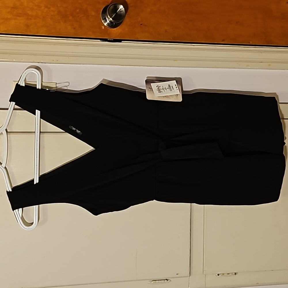 NWT Lily Rose Tie-Front Romper XS
